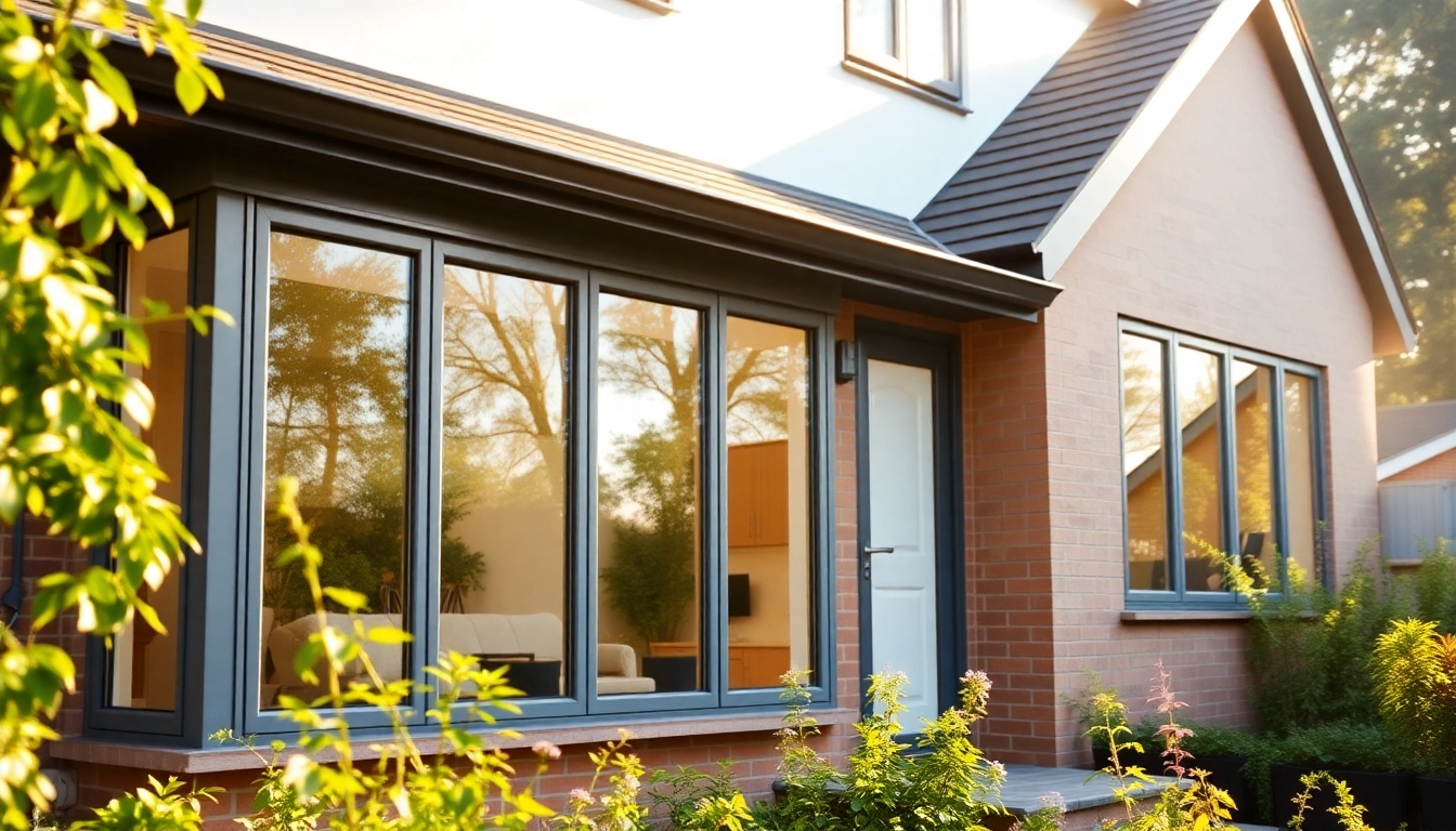 Elegant windows in Manchester enhancing home aesthetics with natural light and modern design.