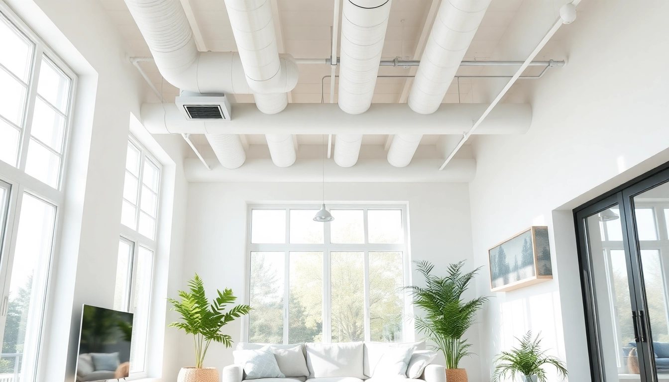 Air duct cleaning Salt Lake City Utah showcases clean, dust-free air ducts in a bright, modern living room.