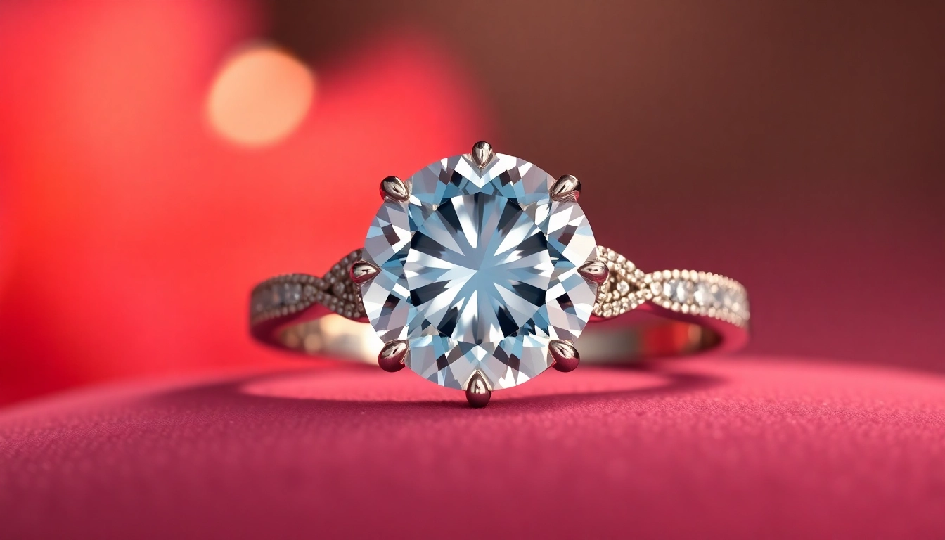 Admire exquisite 3 Carat Engagement Rings showcasing brilliant round cut diamonds in elegant settings.