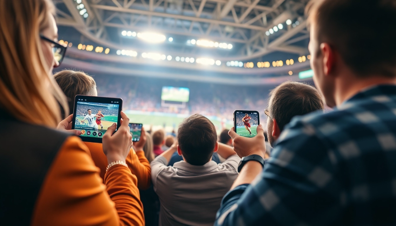 Engage with 스포츠중계 by watching thrilling live sports on various devices, capturing the fans' excitement.