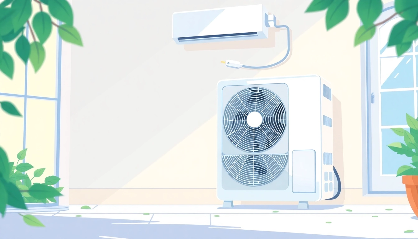 AC blowing but not cold shows an air conditioning unit struggling outside, highlighting its need for maintenance.