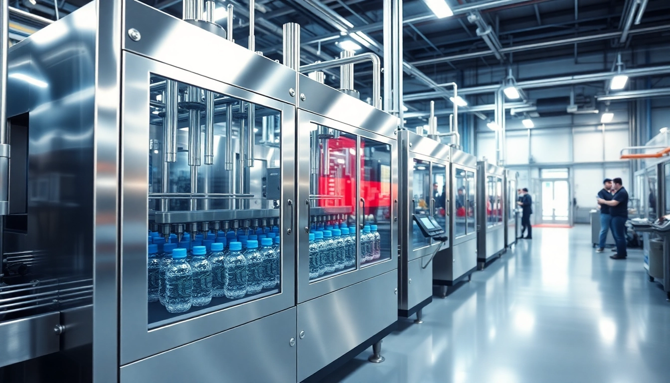 Liquid Packaging Machine Supplier showcasing advanced machinery in action, filling various liquids efficiently.