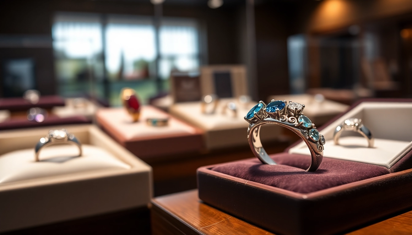 Entdecken Sie personalisierte Ringe mit einzigartigen Designs und funkelnden Edelsteinen.