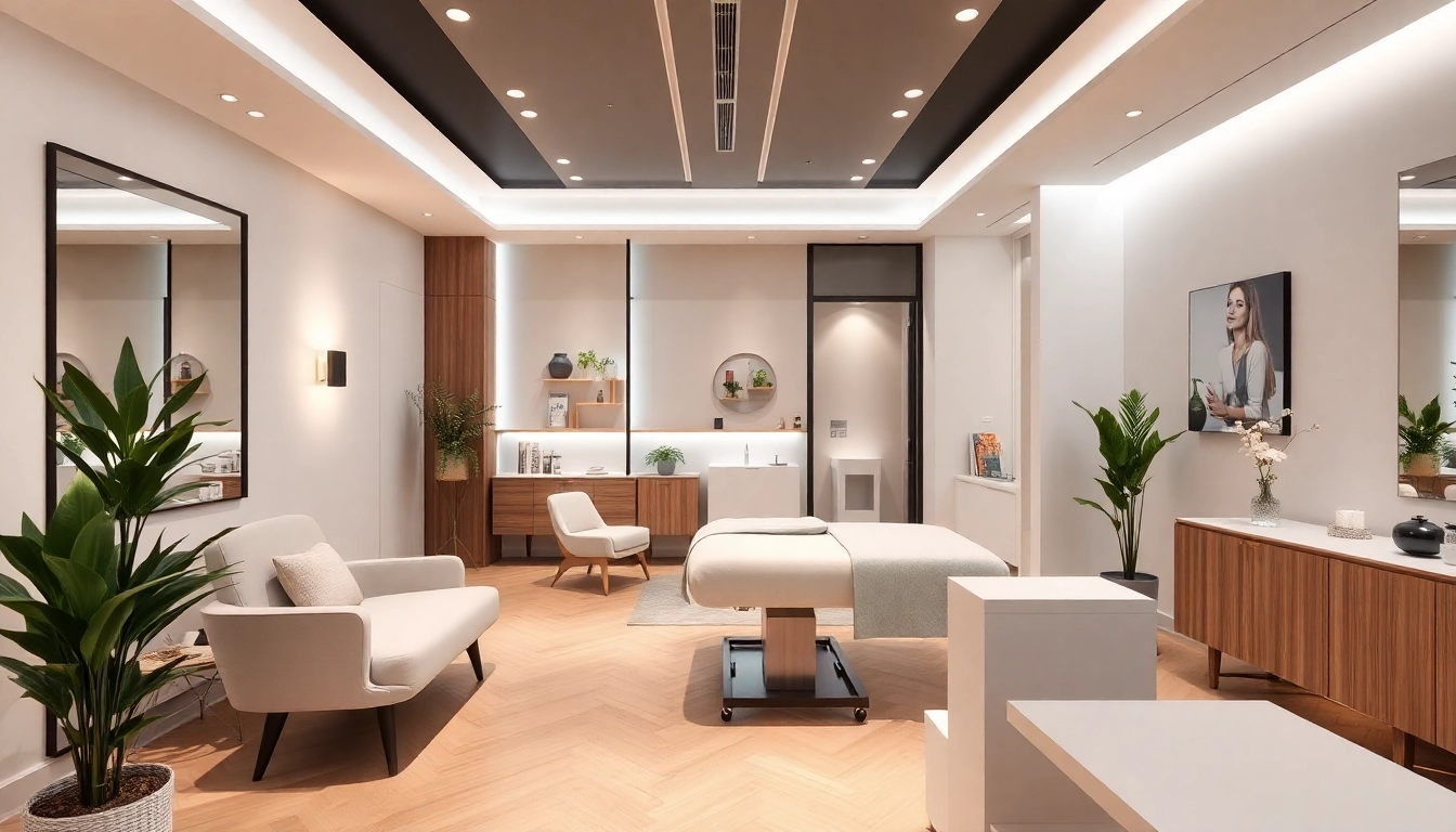 Experience transformative beauty treatments in Zürich with a welcoming aesthetic clinic interior.