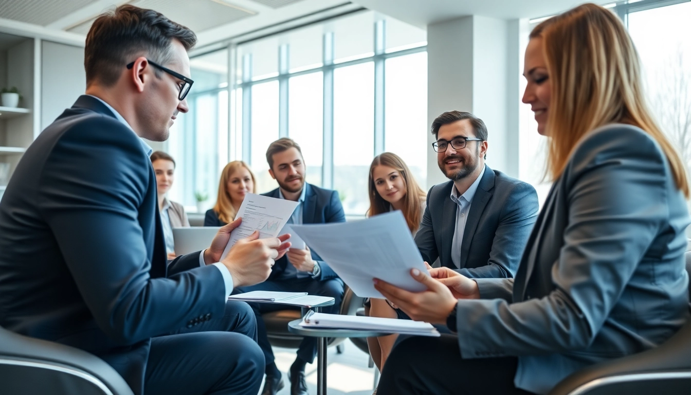 Créer une holding luxembourgeoise SOPARFI avec des experts en réunion d'affaires.