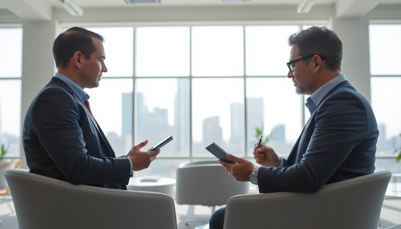 Get GCMS advice in a professional office setting with engaged client and consultant.