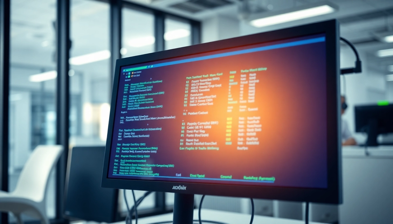 Learn about proxy server online with a modern computer setup showcasing active network monitoring.