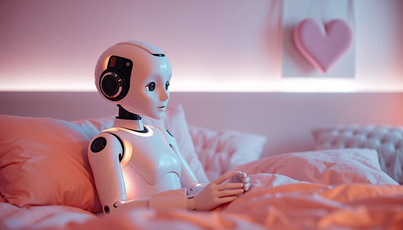 Engage in ai sex chat free with a friendly AI character in a romantic virtual setting.