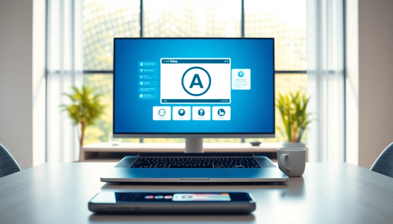 Elevate your next ai presentation with modern digital workspace setups and tools.