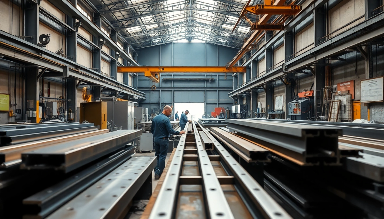 Metal manufacturer Edmonton showcasing skilled artisans in a dynamic workshop environment.