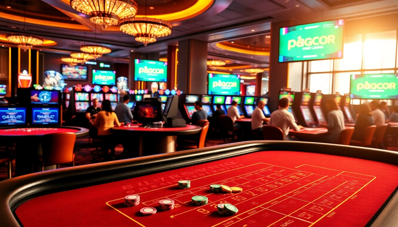 Experience the thrill of pagcor online casino with vibrant gaming tables and dynamic players.