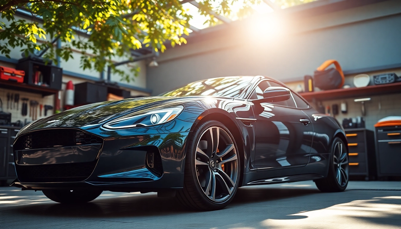 Enhance your vehicle's style with premium car tint showcasing a professional installation.