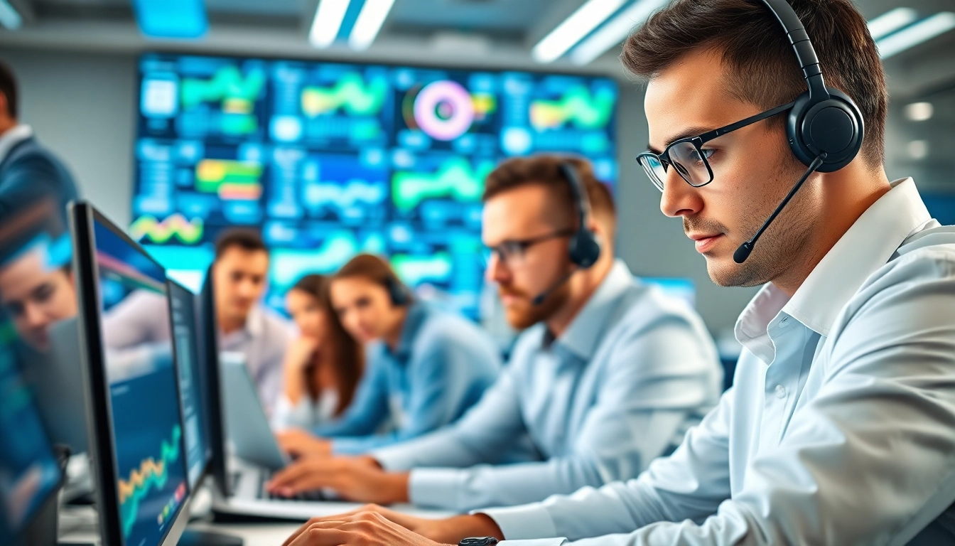 Rovertech IT Support 团队在现代办公室中高效支持客户的画面。