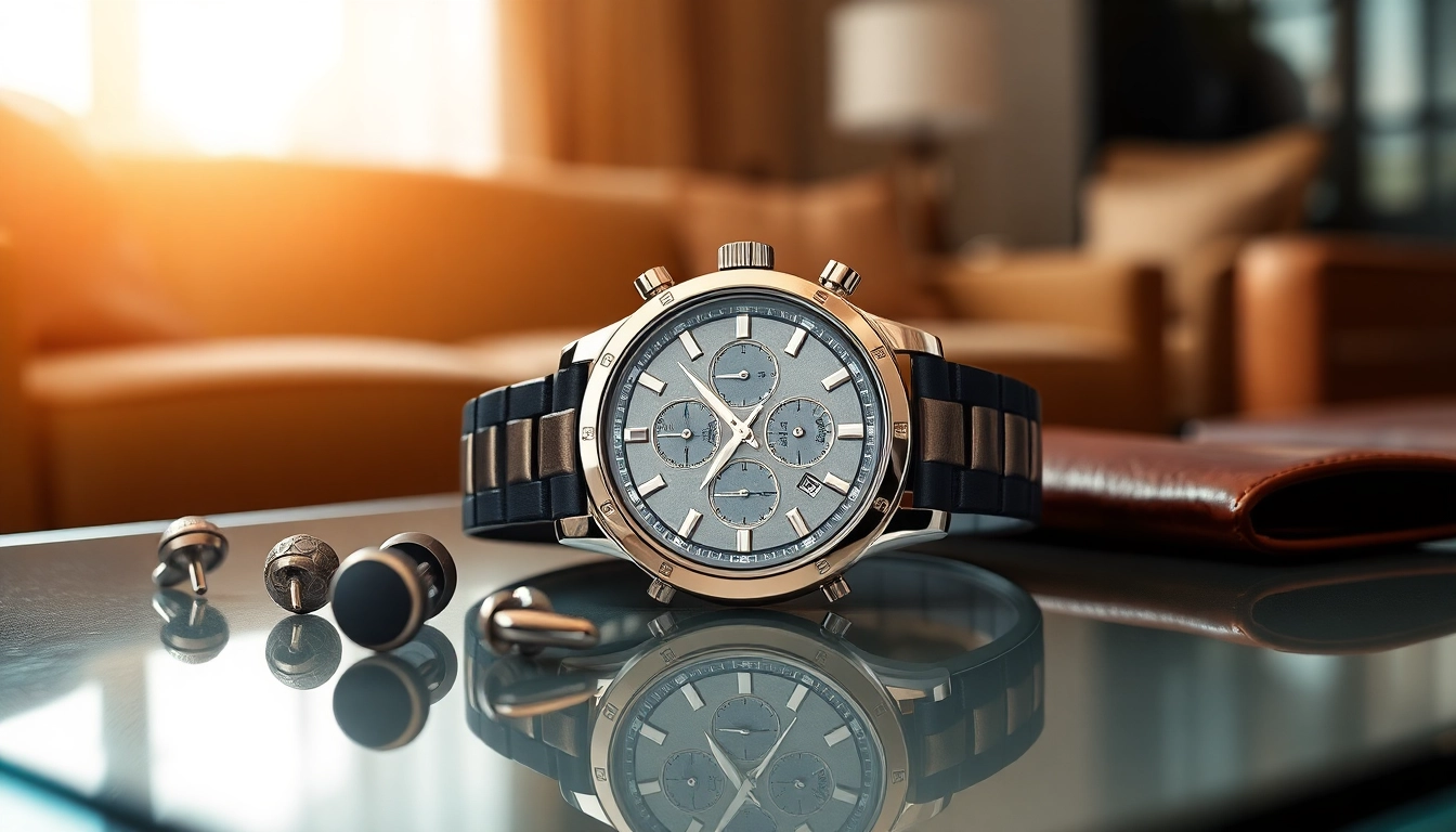 Sell luxury watch in a professional setup showcasing premium design and elegance.