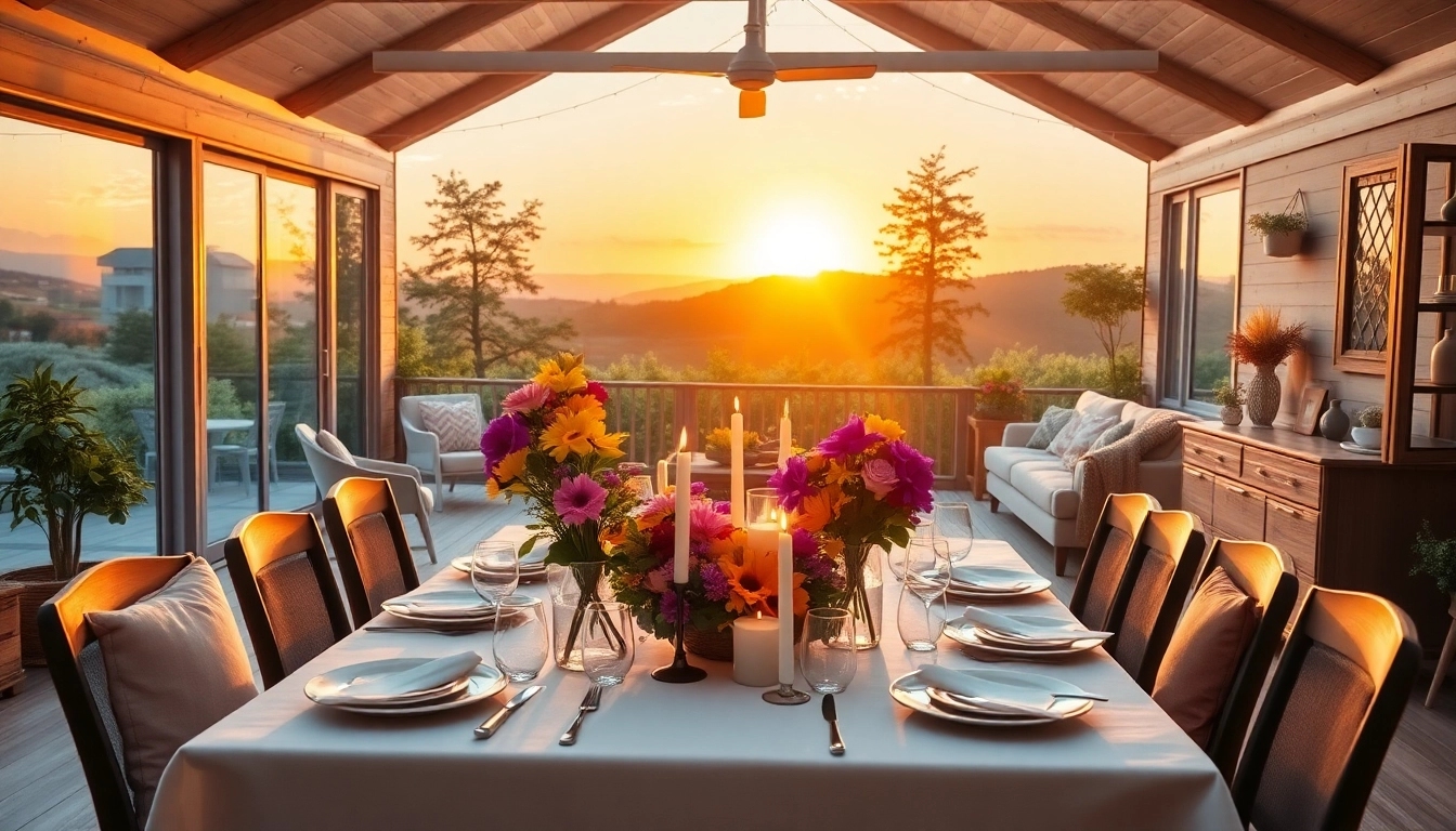 Celebrate your Ferienhaus Familienfeier in a beautifully decorated, cozy holiday house surrounded by nature.