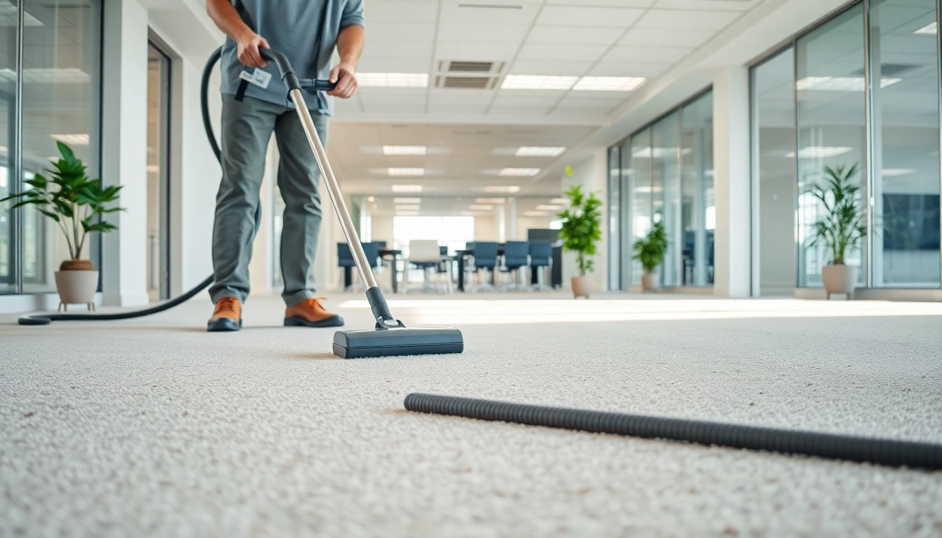 Isle of Man office carpet cleaners showcase professional cleaning in a modern office environment.