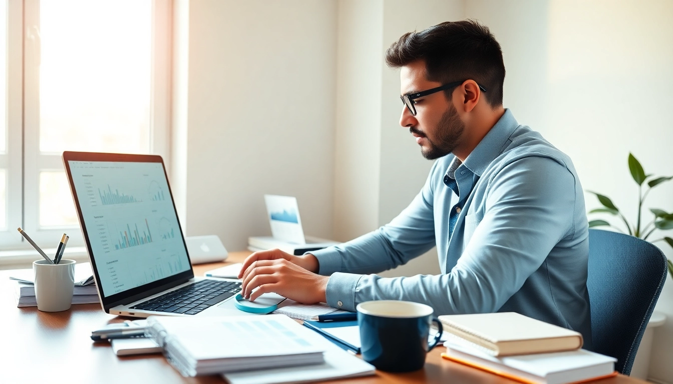 Enhance your job applications with an ATS Resume Optimizer while a professional focuses on their resume.