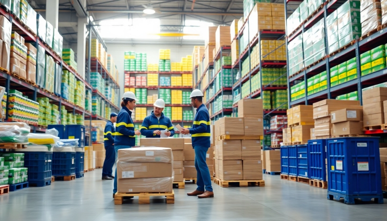 Enhance visibility of third-party logistics for FMCG brands in Gauteng within a bustling warehouse environment.