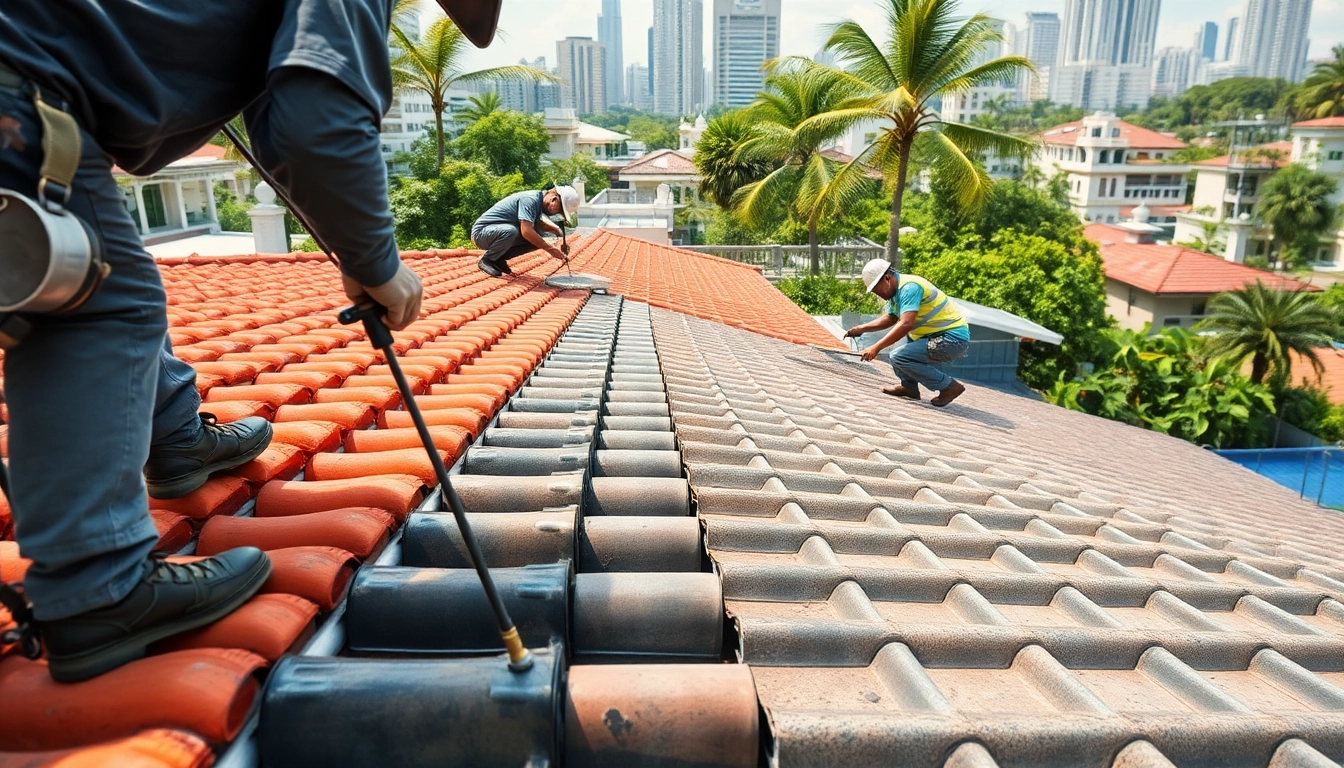 Enhance your home with Roof Restoration Singapore by skilled professionals repairing rooftops.