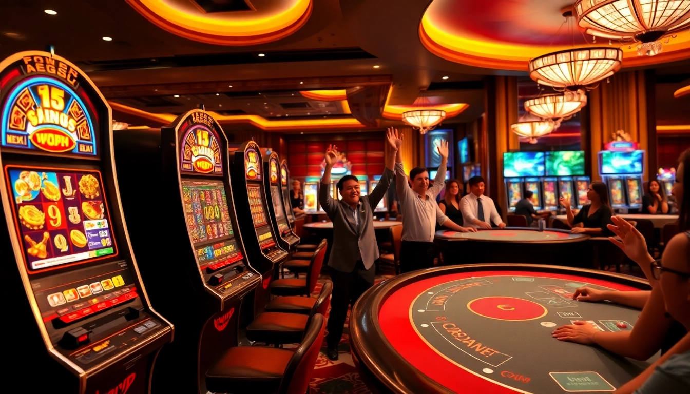 Experience the excitement of the Best Online Casino Philippines 2025 with lively gaming scenes.
