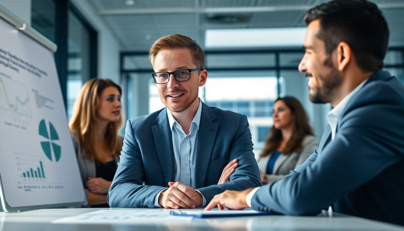 Thomas Schinecker engaging with colleagues in a modern healthcare environment.