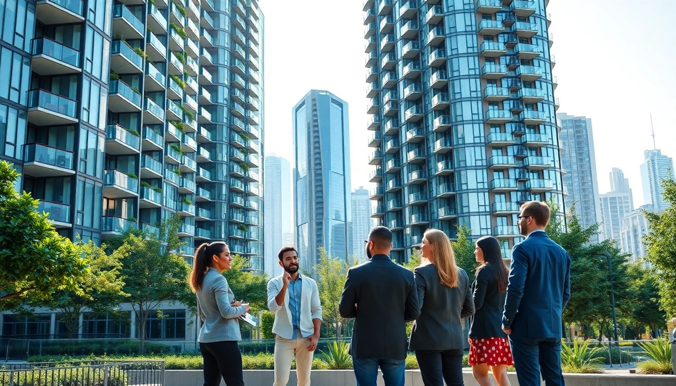 Explore investment locatif strategies with diverse investors in an urban setting.