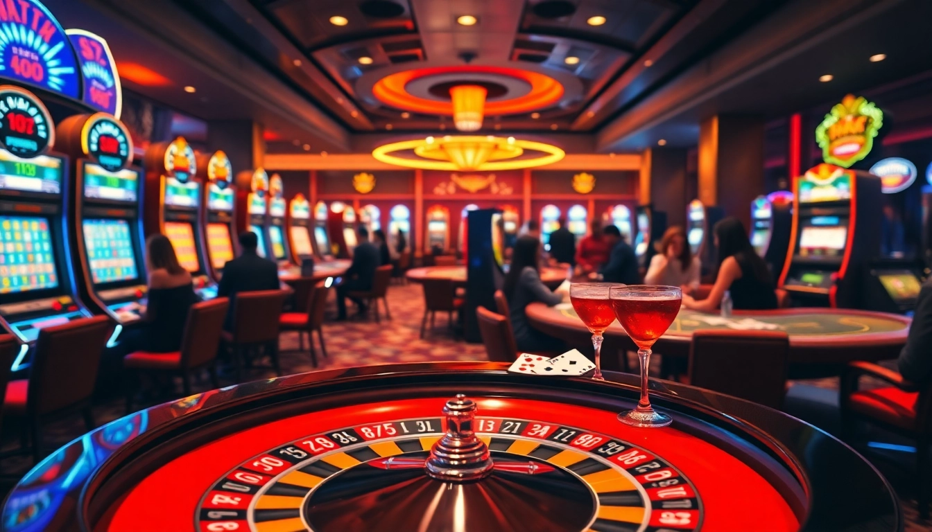Experience the excitement of the Best Online Casino Malaysia 2025 with vibrant gaming elements and luxury.
