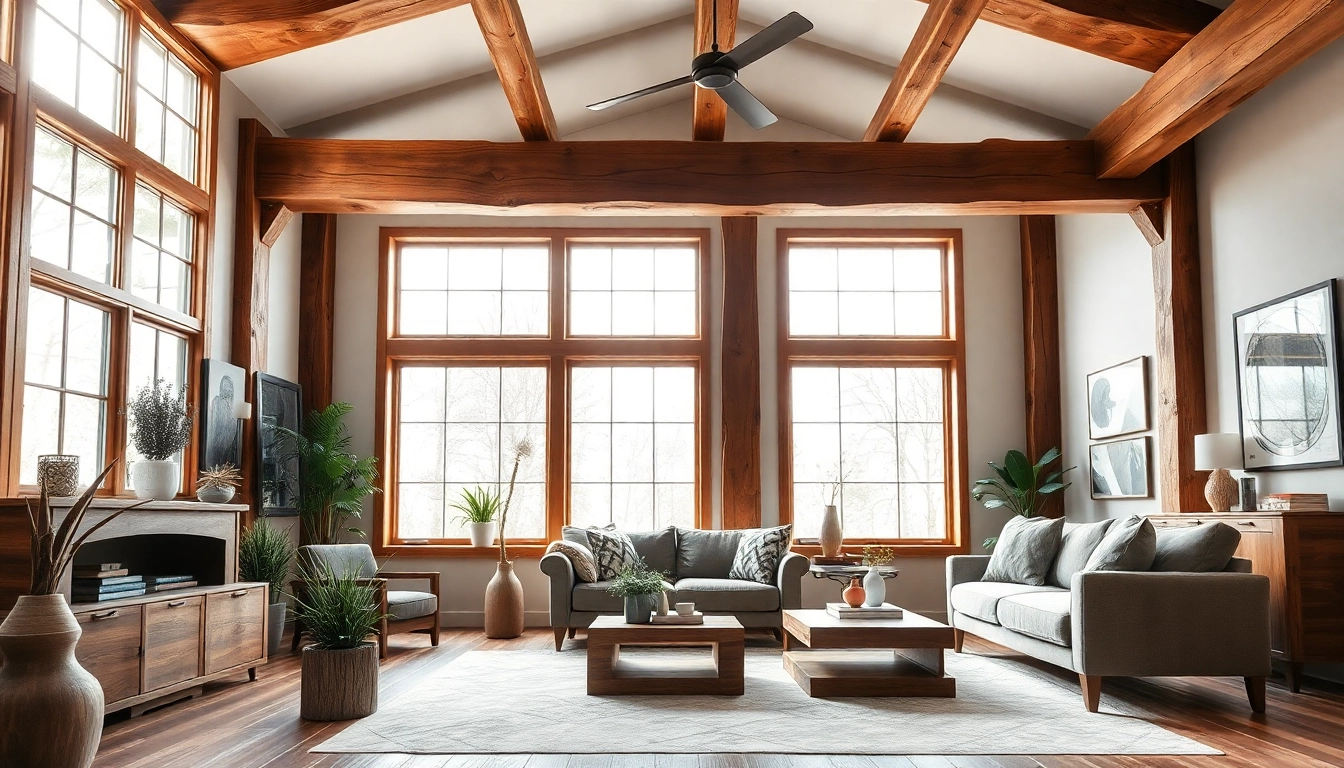 Woodstyl biedt een stijlvolle houten inrichting met rustieke houten balken en moderne accenten.