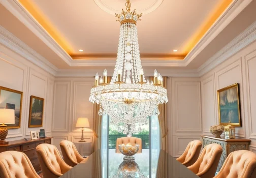 Illuminate Your Space with the Perfect Crystal Chandelier for Dining Room