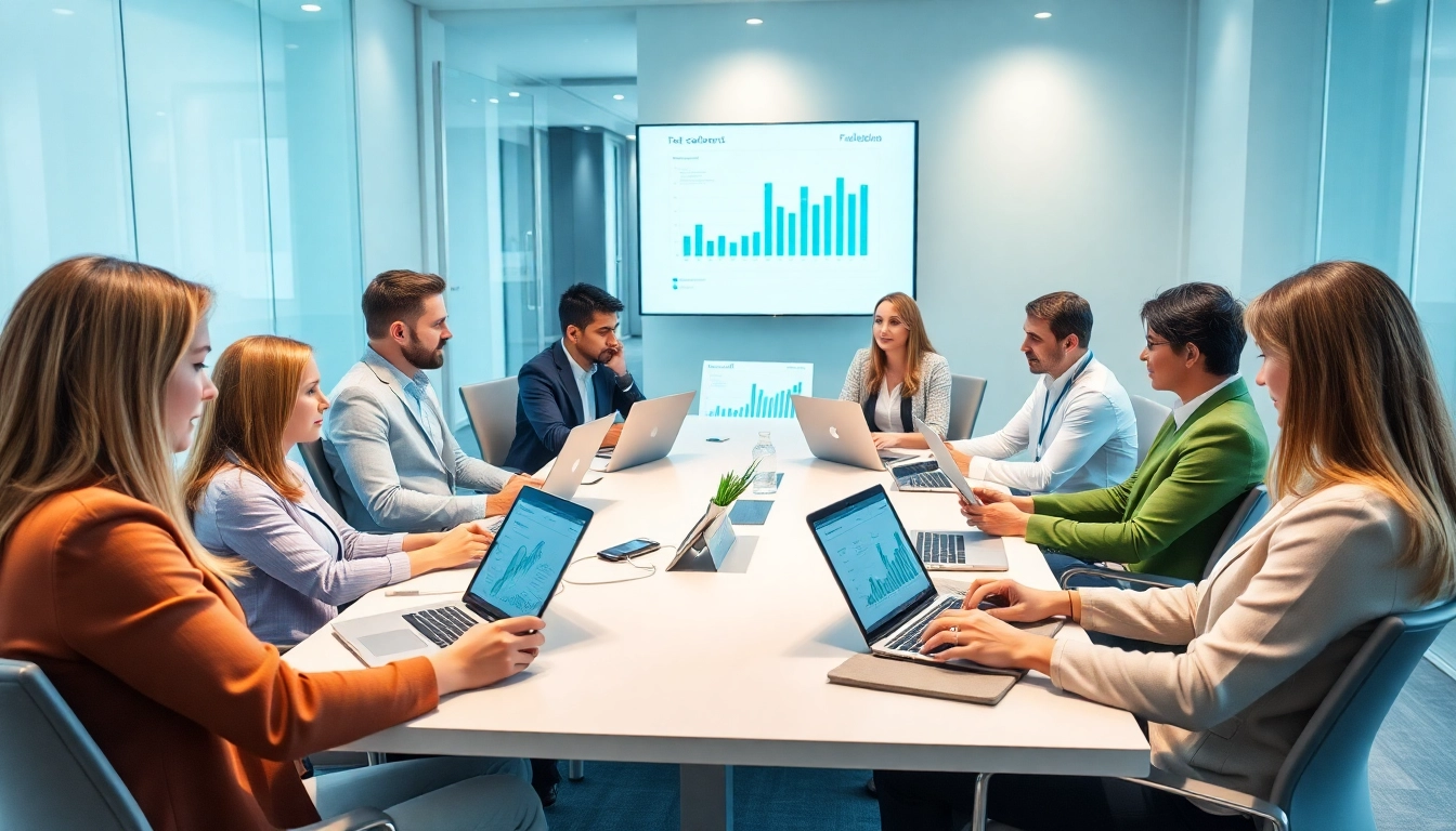 Team engaged in Telephone Data Collection methods, showcasing interaction and data insights in a professional setting.