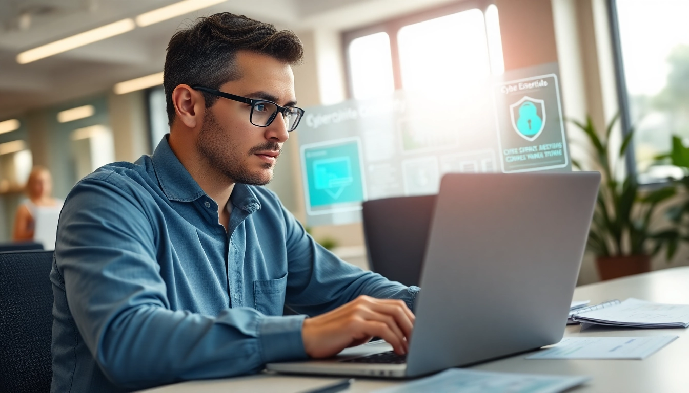 Understand Cyber Essentials through a professional cybersecurity expert reviewing essential safety measures.