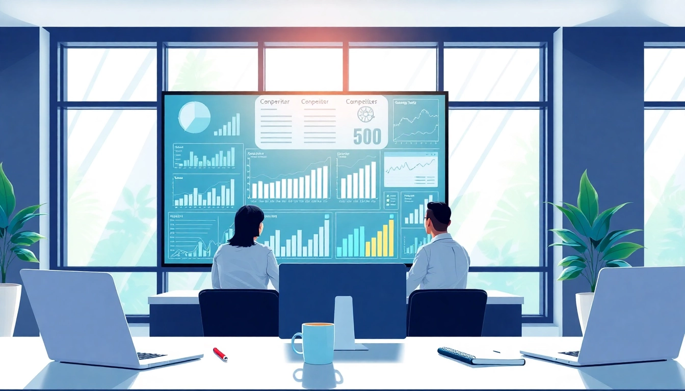 Analyze competitors using effective AI prompts for competitor analysis in a professional workspace.