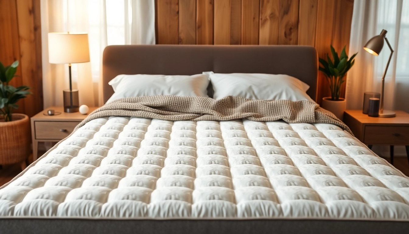 Enhance comfort with a stylish small double mattress topper in a cozy bedroom setting.