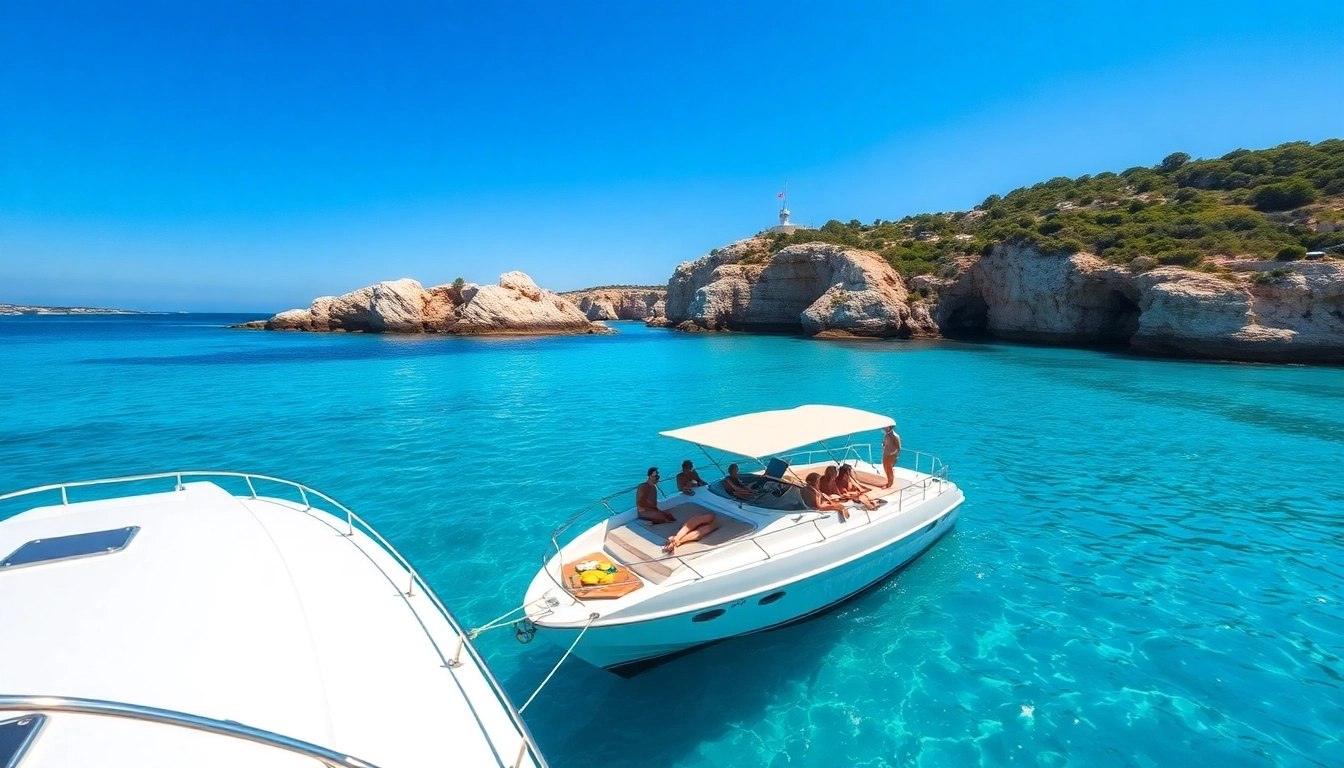 Experience stunning views while renting a boat Malta with luxurious yachts and vibrant waters.