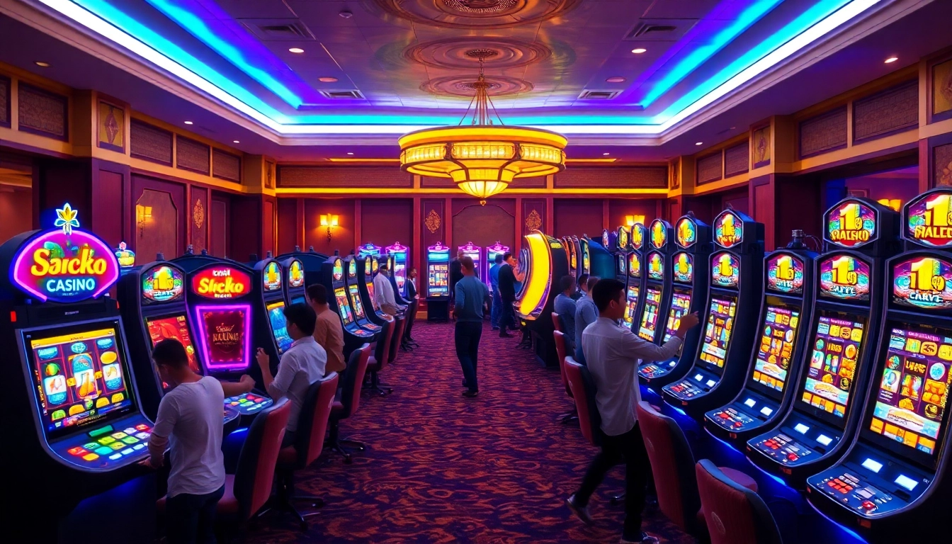 Rasakan keseruan brovegas casino dengan pemain yang berinteraksi di mesin slot digital.