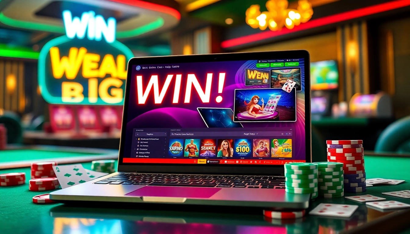 Engaging gaming scene showcasing the Best Online Casino Philippines 2025 with vibrant casino elements.