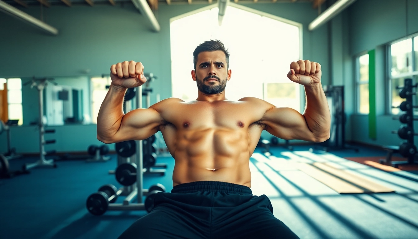 Verbeter je sixpack met een gemotiveerde atleet die een intense workout doet