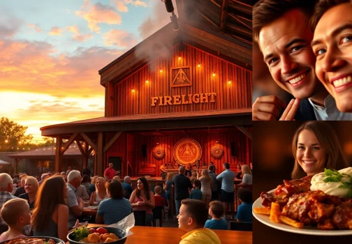 Stunning Firelight Barn Photos Showcasing a Unique Dining Experience