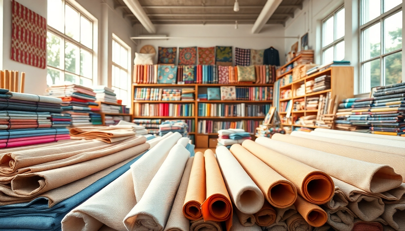 Koop stoffen bij https://www.stofnodig.nl in een kleurrijke stoffenwinkel vol met diverse patronen.
