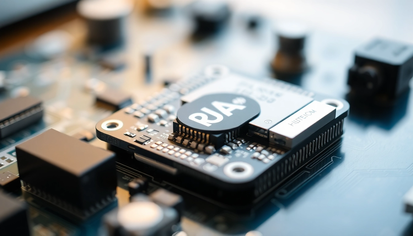 Discover the robust Bluetooth module designed for smart devices, featuring intricate craftsmanship and reliability.