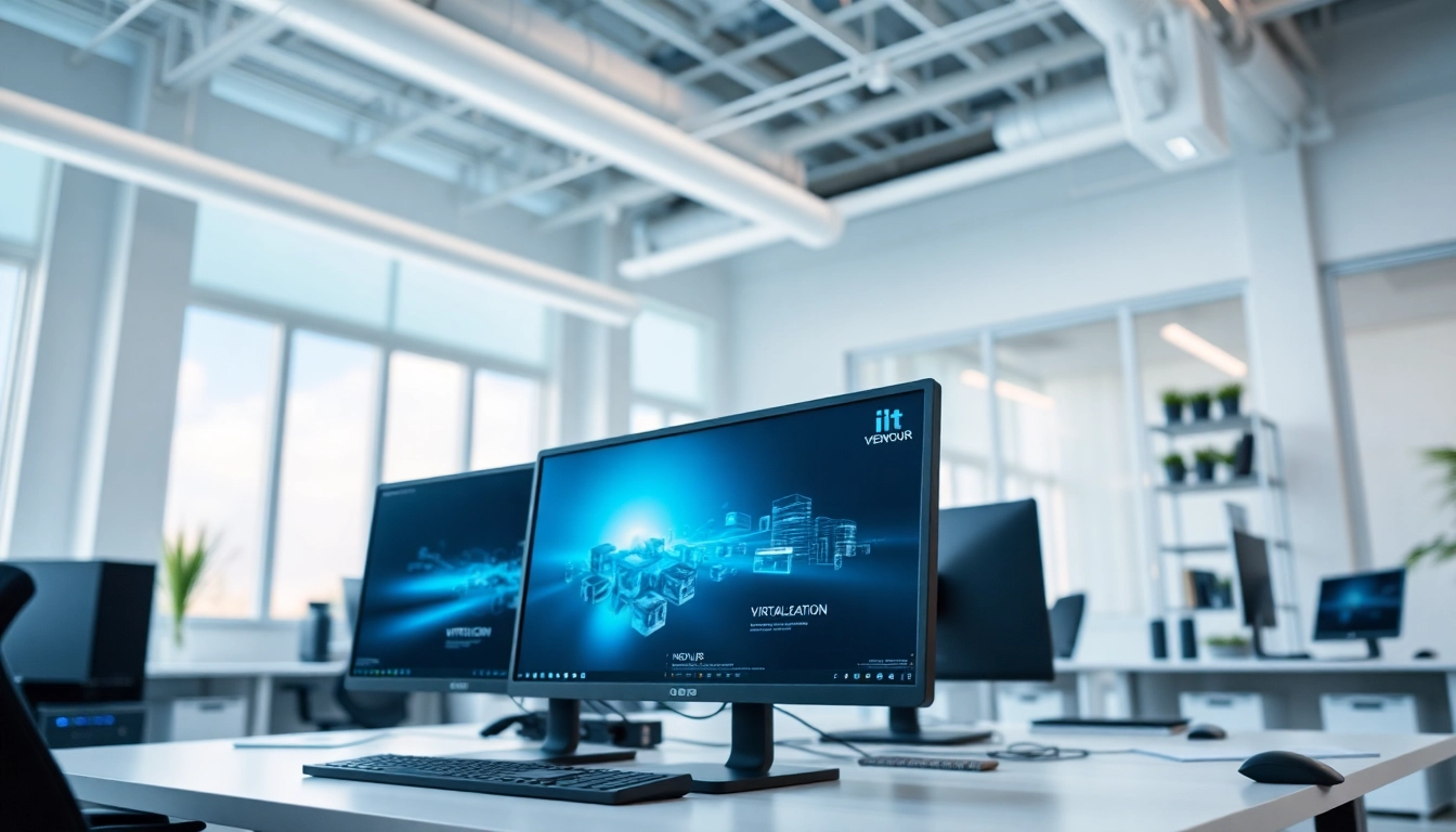 Optimize virtualization Fredericksburg workspace with advanced technology and vibrant atmosphere.