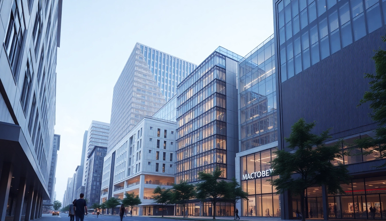 Erstellen Sie beeindruckende visualisierung architektur mit fotorealistischen 3D-Darstellungen modernster Gebäude.